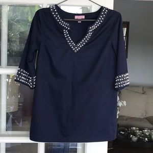 Lilly Pulitzer beaded tunic